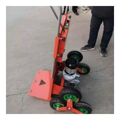 搬運貨物上下樓沒有電梯用什么機(jī)器電動爬樓機(jī)載物送貨上下樓車