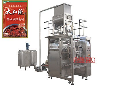 小袋裝醬料自動(dòng)給袋式包裝機(jī) 小包醬料自動(dòng)連包設(shè)備