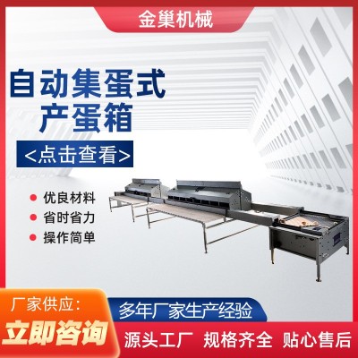 產蛋箱 源頭廠家自動化畜牧業(yè)設備人工養(yǎng)雞設備 自動集蛋式產蛋箱