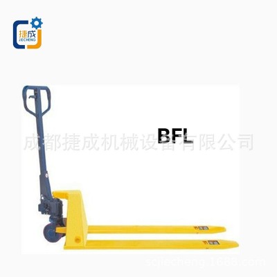 捷成叉車手動(dòng)液壓搬運(yùn)車3T地牛老虎油液壓托盤車鏟車3噸成都現(xiàn)貨