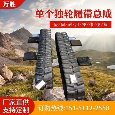 廠家供應(yīng)單個獨輪履帶總成農(nóng)用機械配件獨輪液壓履帶總成