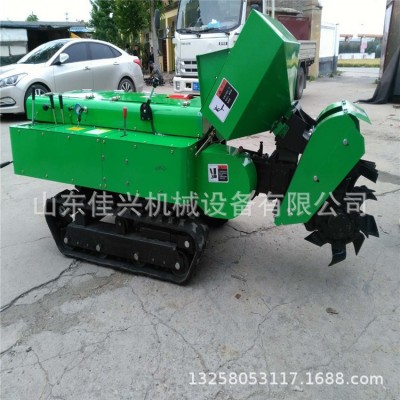 果園丘陵履帶式多功能開溝機 廠家供應(yīng)履帶式開溝施肥除草回填機