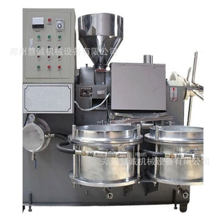 中型油坊螺旋榨油機(jī) 100型全自動橡膠籽榨油機(jī) 商用柑橘籽榨油機(jī)