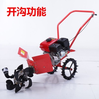 農(nóng)用機(jī)械小型多功能宗申柴油開溝機(jī)汽油新式微耕機(jī)旋耕機(jī)挖溝神器