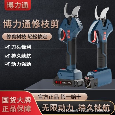 電動(dòng)剪刀果樹修枝剪充電式強(qiáng)力園林粗枝剪刀鋰電池修剪機(jī)廠家批發(fā)