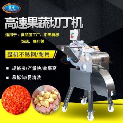 贛云機(jī)械高速切丁機(jī) 對(duì)球莖類果菜進(jìn)行切丁切條加工設(shè)備 廠家直供