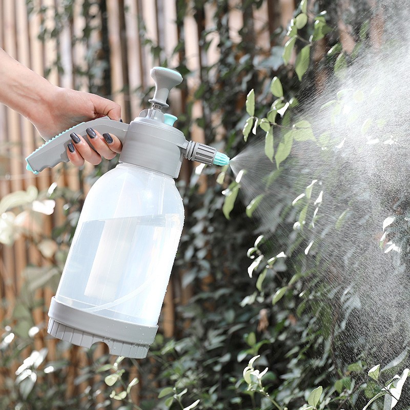 2L透明塑料灑水壺園藝工具家用澆花噴壺大容量高壓洗車(chē)噴水壺