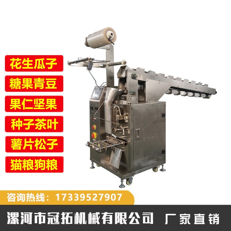 鏈斗式辣條辣片休閑食品背封自動(dòng)立式包裝機(jī)全自動(dòng)包裝設(shè)備