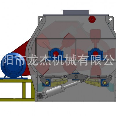 SSHJ0.2碳鋼飼料、預(yù)混料、化學(xué)、醫(yī)藥雙軸槳葉混合機(jī)