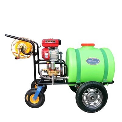 推車式果園打藥機(jī)手推式汽油機(jī)柴油機(jī)電機(jī)噴霧機(jī)160L大輪胎噴霧器