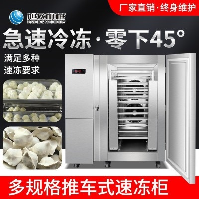 多功能速凍柜商用急凍速凍推車式零下45度速凍海鮮面點(diǎn)冷凍速凍柜