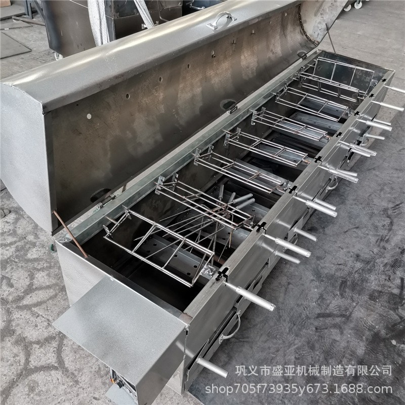 廠(chǎng)家供應(yīng)全自動(dòng)烤兔機(jī) 木炭燒烤電動(dòng)旋轉(zhuǎn)烤兔機(jī)器價(jià)格 手撕烤兔機(jī)
