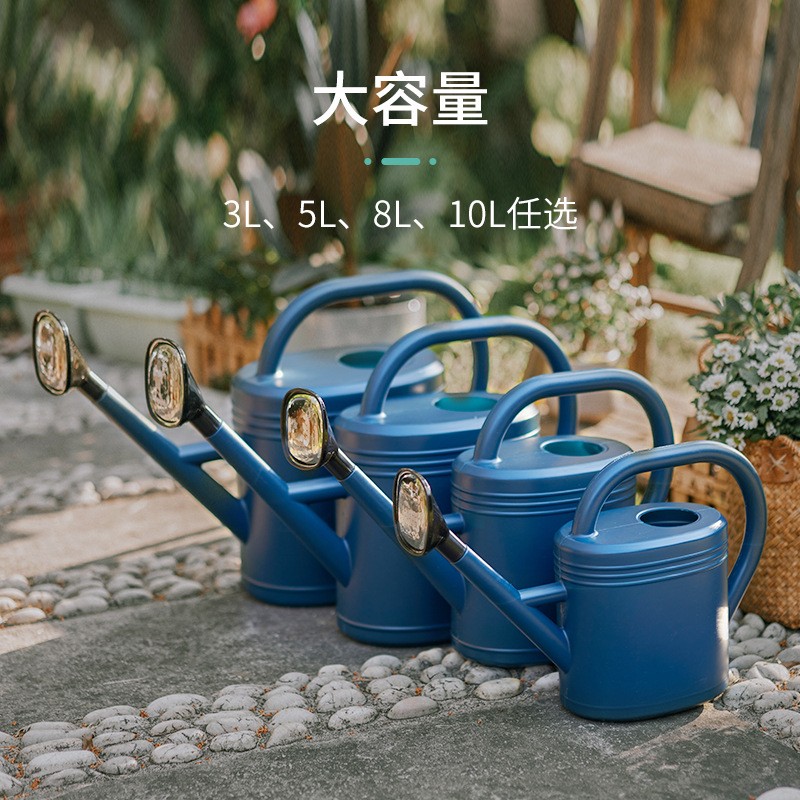 園藝澆花噴壺家用澆水壺長嘴花灑壺澆菜淋花壺加厚塑料灑水壺大號