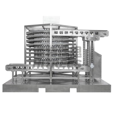 廠家直供潼關(guān)餅雙螺旋速凍機(jī) 發(fā)面餅螺旋單凍機(jī) 面食螺旋速凍機(jī)