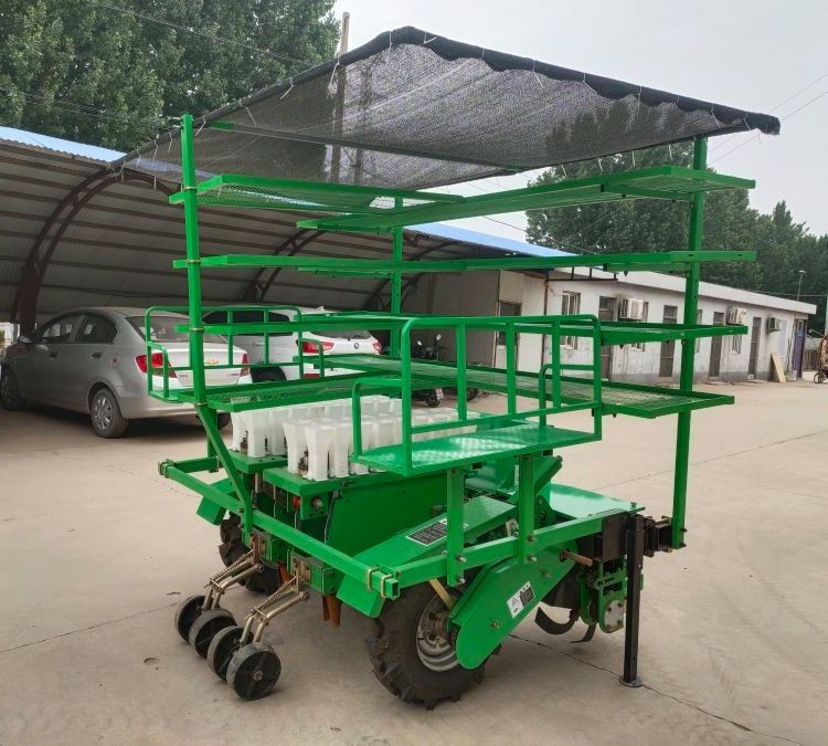 福瑞特 自走式移栽機(jī) 兩行蔬菜小苗移植機(jī)械 種苗栽苗器