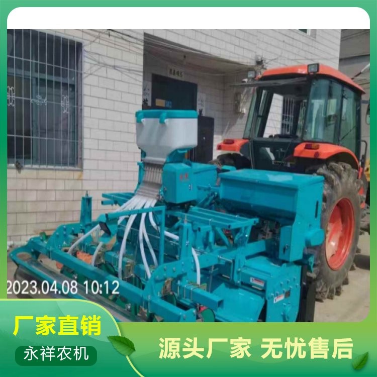 精量條播功能種肥一體機(jī) 旋耕、施肥、播種、開溝排水功能。