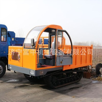 農(nóng)用履帶翻斗車(chē)渣土運(yùn)輸履帶自卸車(chē)液壓自卸履帶底盤(pán)運(yùn)輸車(chē)