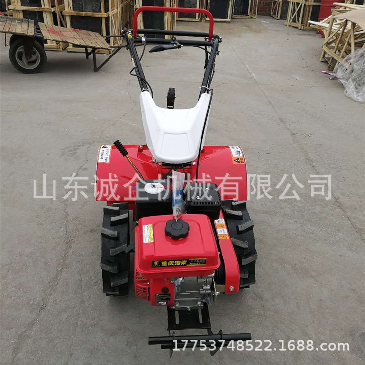 微耕機果園茶園松土機 小型開溝回填培土機 手扶式四驅(qū)微耕機