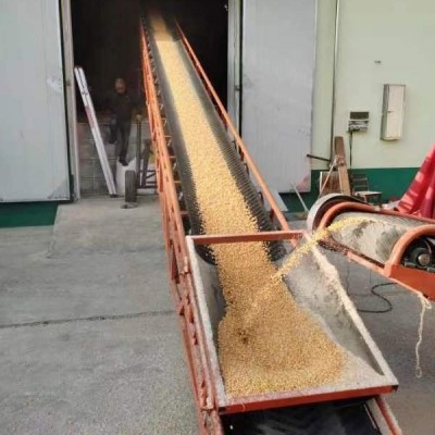 糧食皮帶輸送機(jī) 移動(dòng)式伸縮輸送 裝車卸貨 物流搬撿