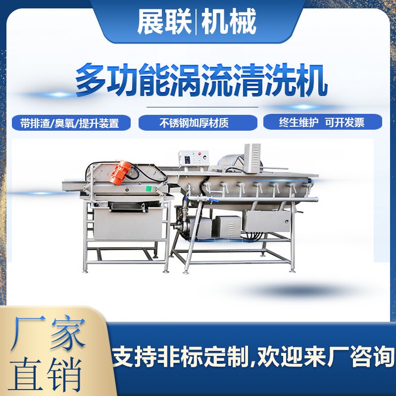 廠家直銷全自動(dòng)凈菜加工設(shè)備果蔬清洗機(jī)不銹鋼渦流清洗機(jī)氣泡清洗