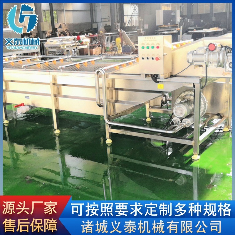 玉米段氣泡清洗機(jī)設(shè)備 全自動(dòng)豌豆粒清洗線 果蔬噴淋式清洗設(shè)備