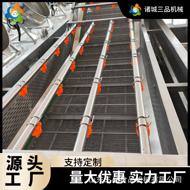 莧菜高壓噴淋清洗機(jī) 預(yù)制菜清洗機(jī) 空心菜氣泡清洗機(jī)