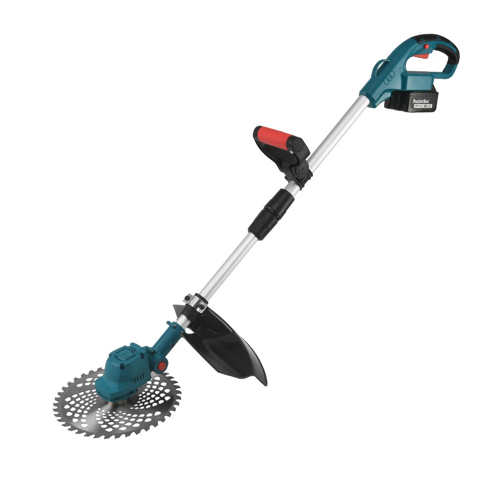 MuLinSen 10寸電動割草機21v鋰電池大功率割灌木無刷除草機批發(fā)