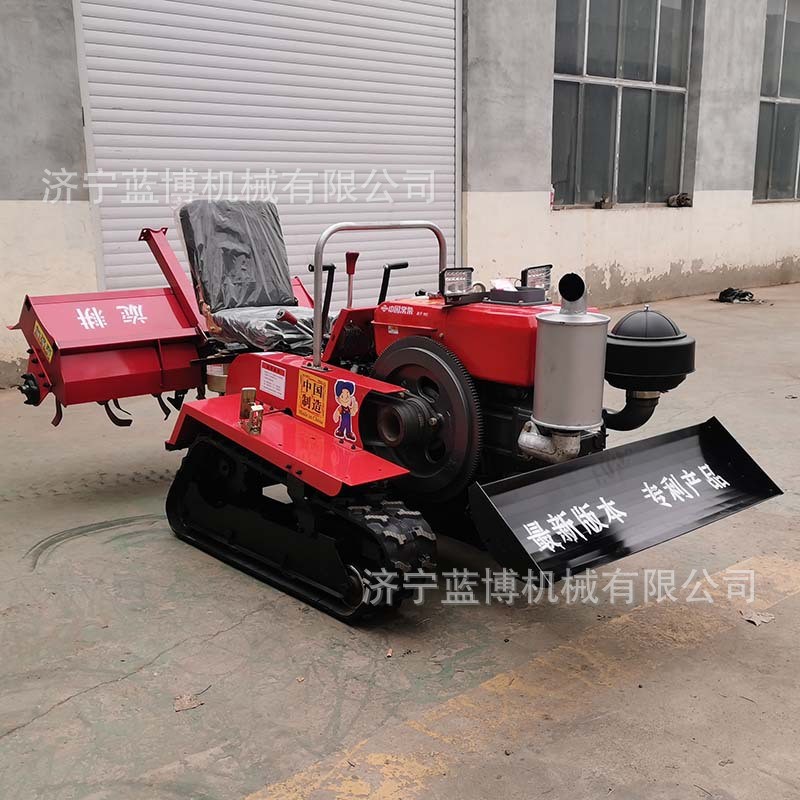 柴油大變速箱座駕旋耕機(jī)履帶行走春季耕地旋地機(jī)乘坐式開(kāi) 溝回填機(jī)