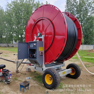 絞盤式噴灌機(jī) 澆地神器灌溉設(shè)備 大型多噴頭全自動移動式噴灌澆地