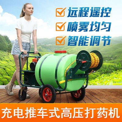 廠家批發(fā)農(nóng)用農(nóng)藥噴霧器 推車式 農(nóng)用 機械打藥機高壓電動噴霧器