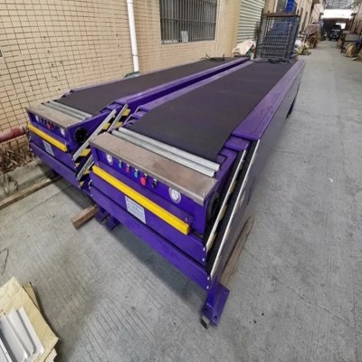 定制大型物流移動(dòng)伸縮機(jī) 帶式自動(dòng)輸送機(jī) 倉(cāng)庫(kù)倒貨裝車(chē)皮帶機(jī)