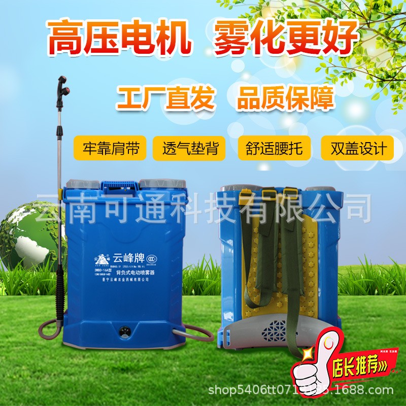 背負式農(nóng)用電動噴霧器噴灑消毒充電農(nóng)藥噴壺打藥機農(nóng)藥高壓噴壺