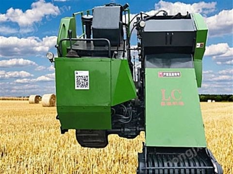 良誠870小型農(nóng)用履帶自走式圓捆撿拾打捆機