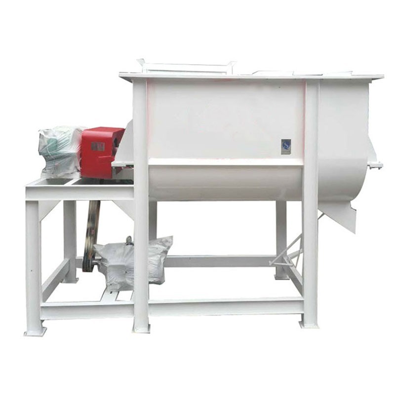 2000公斤臥式攪拌機(jī)2噸飼料攪拌機(jī)飼料廠養(yǎng)殖豬牛羊雞混合拌料機(jī)